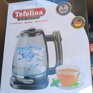 سخان ماء 1.8 لتر كهرباء زجاج قمقم/كمكم TEFOLINA ZY-305 سخان ماء 1.8 لتر كهرباء زجاج قمقم/كمكم TEFOLINA ZY-305